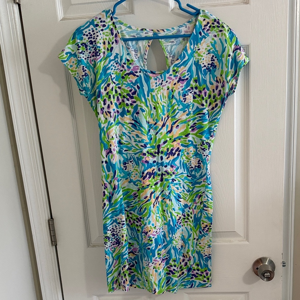 Vibrant Lilly Pulitzer Floral Print Dress